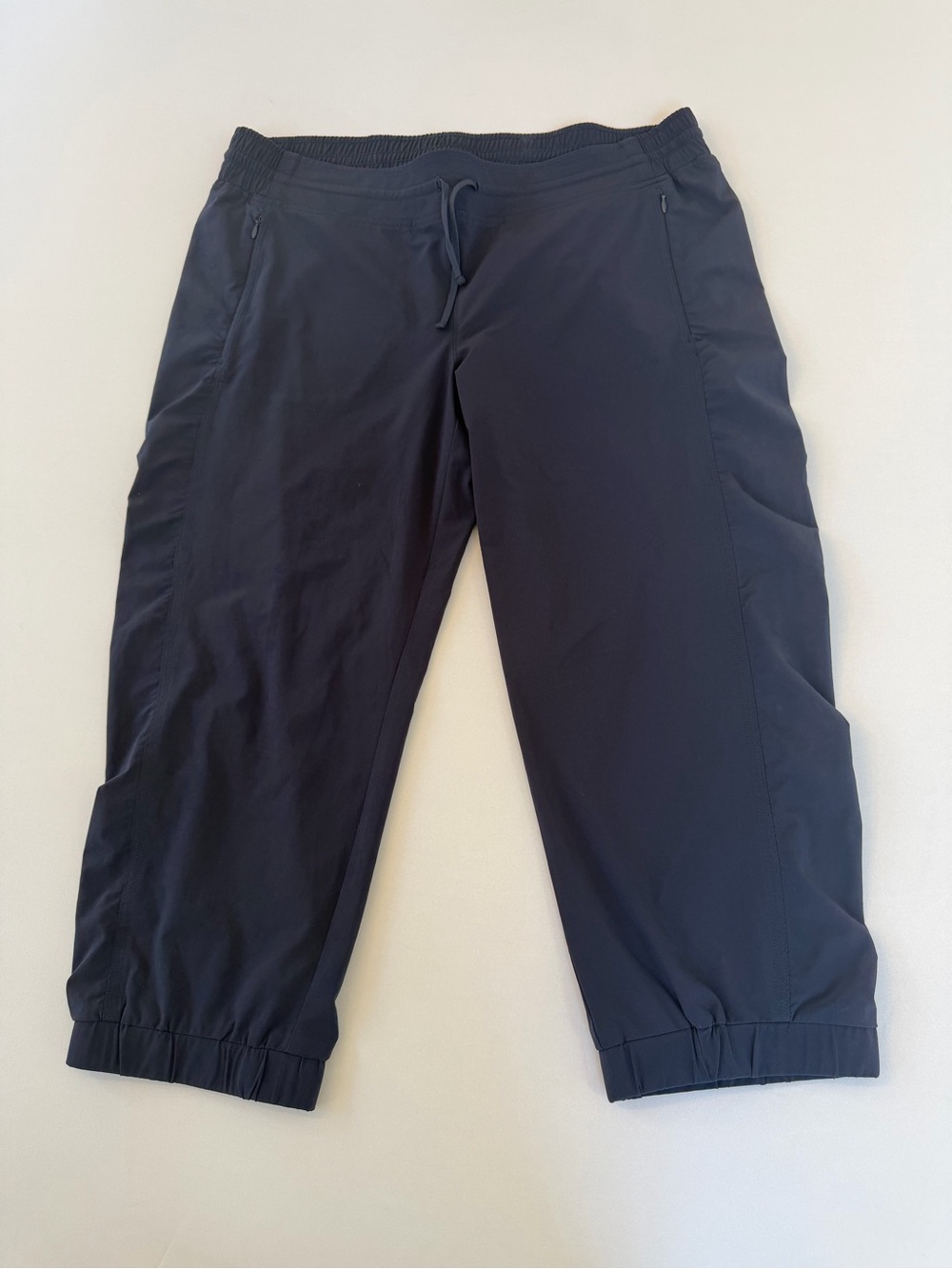 Athleta Navy Blue Women's Jogger Track Pants with Drawstring Waist - Picture 4 of 5